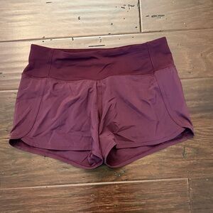 lululemon athletica Deep Purple Athletic Shorts
